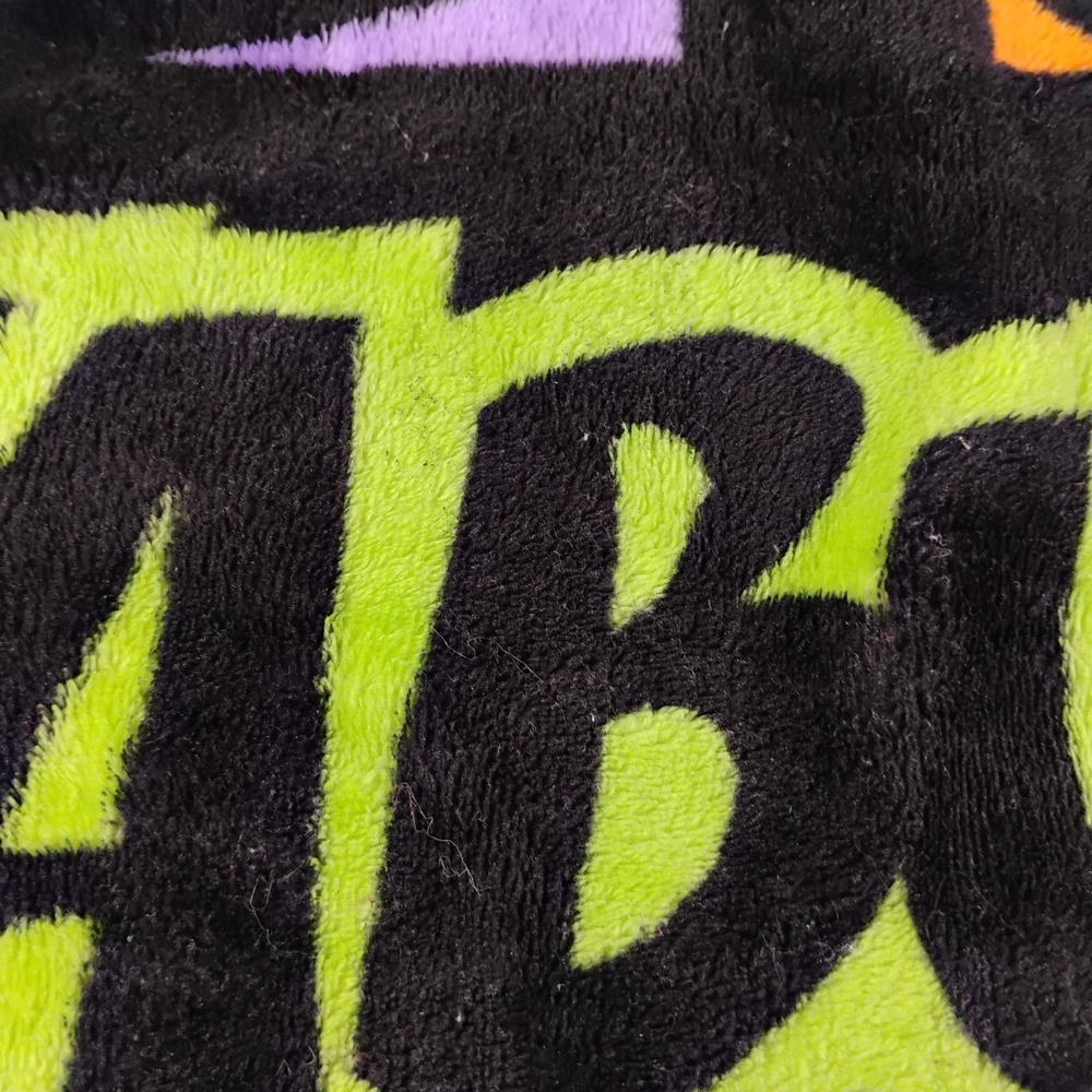 Vintage Nickelodeon Teenage Mutant Ninja Turtle Soft Throw Blanket Cowabunga - Picture 7 of 10